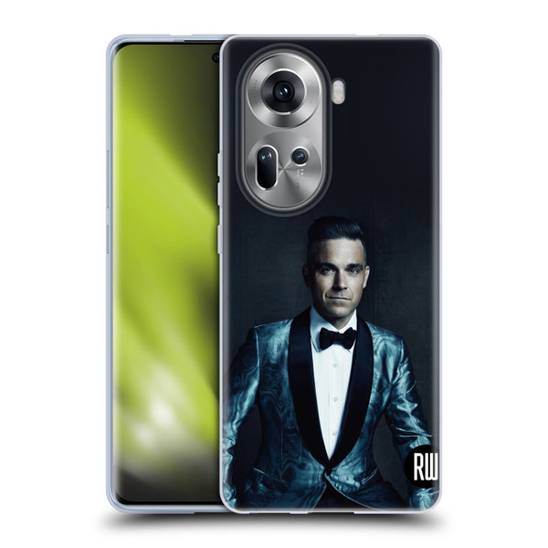 Robbie Williams Calendar Dark Background Soft Gel Case for OPPO Reno11