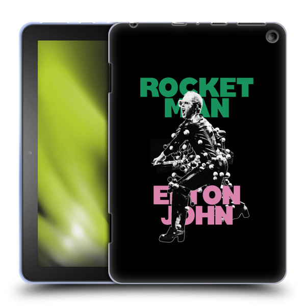 Elton John Rocketman Key Art 5 Soft Gel Case for Amazon Fire HD 8/Fire HD 8 Plus 2020