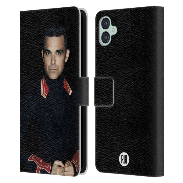 Robbie Williams Calendar Portrait Leather Book Wallet Case Cover For Samsung Galaxy M04 5G / A04e