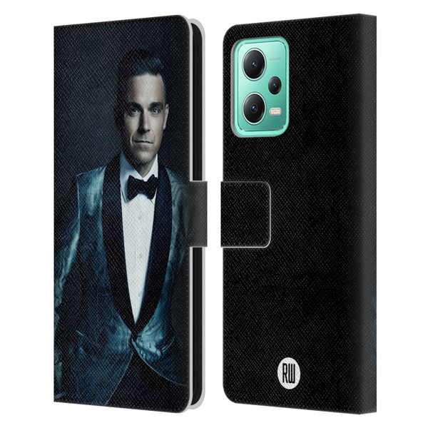 Robbie Williams Calendar Dark Background Leather Book Wallet Case Cover For Xiaomi Redmi Note 12 5G