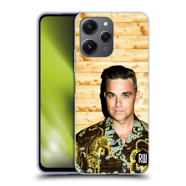 Robbie Williams Calendar Tiger Print Shirt Soft Gel Case for Xiaomi Redmi 12