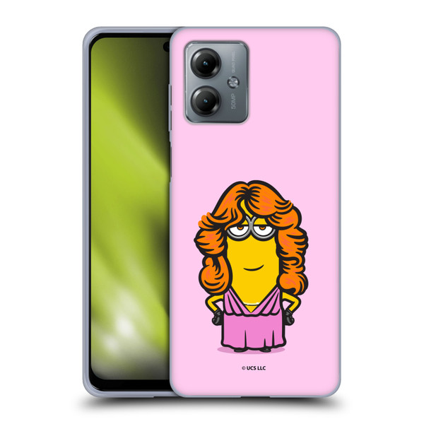 Minions Rise of Gru(2021) 70's Kevin Dress Soft Gel Case for Motorola Moto G14