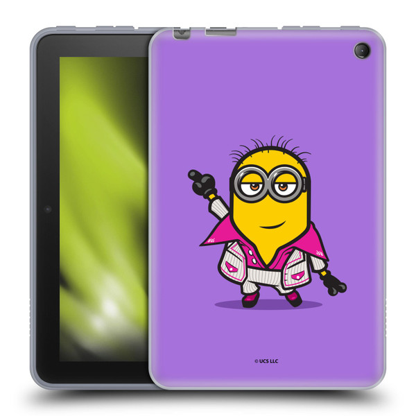 Minions Rise of Gru(2021) 70's Phil Soft Gel Case for Amazon Fire 7 2022