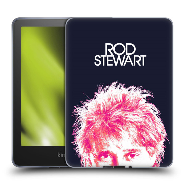 Rod Stewart Art Neon Soft Gel Case for Amazon Kindle Paperwhite 5 (2021)