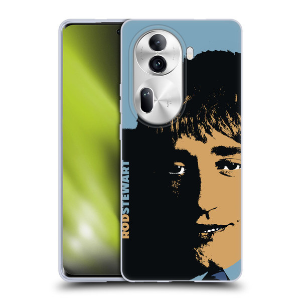 Rod Stewart Art Yesterday Retro Soft Gel Case for OPPO Reno11 Pro