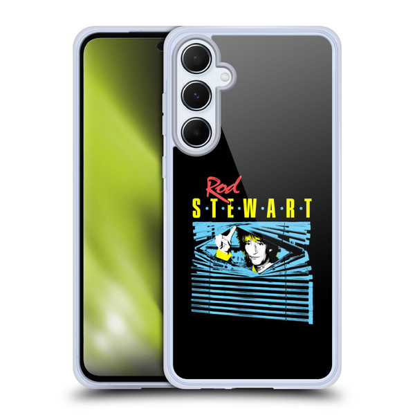 Rod Stewart Art Blinds Soft Gel Case for Samsung Galaxy A55 5G