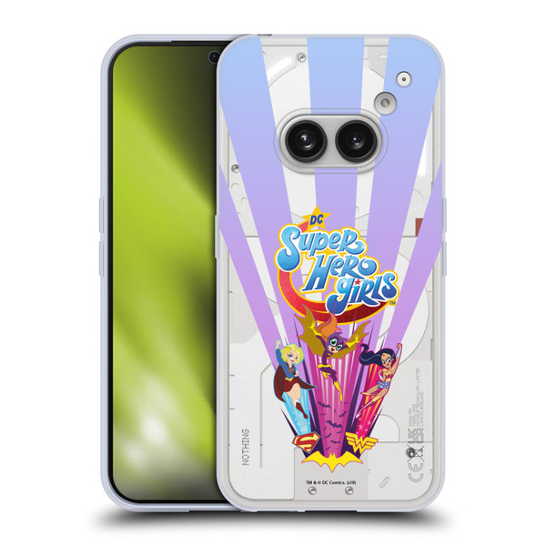 DC Super Hero Girls Characters Composed Art 1 Soft Gel Case for Nothing Phone (2a)