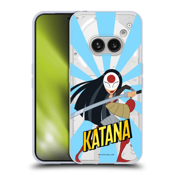 DC Super Hero Girls Characters Katana Soft Gel Case for Nothing Phone (2a)