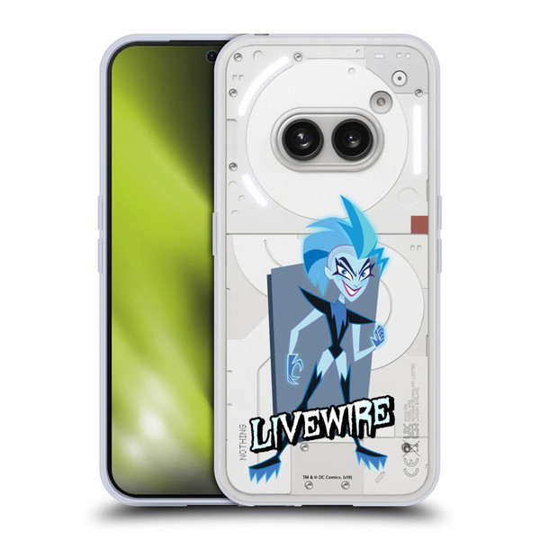 DC Super Hero Girls Characters Livewire Soft Gel Case for Nothing Phone (2a)