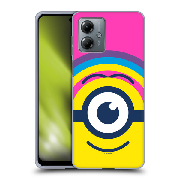 Minions Rise of Gru(2021) Day Tripper Face Soft Gel Case for Motorola Moto G14