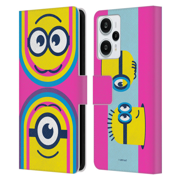 Minions Rise of Gru(2021) Day Tripper Face Leather Book Wallet Case Cover For Xiaomi Redmi Note 12T