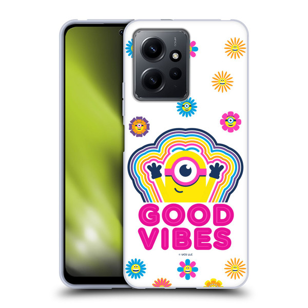 Minions Rise of Gru(2021) Day Tripper Good Vibes Soft Gel Case for Xiaomi Redmi Note 12 4G