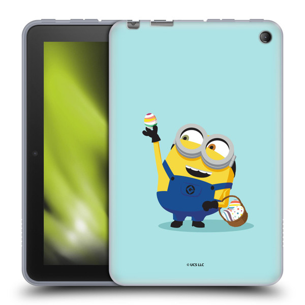 Minions Rise of Gru(2021) Easter 2021 Bob Egg Hunt Soft Gel Case for Amazon Fire 7 2022