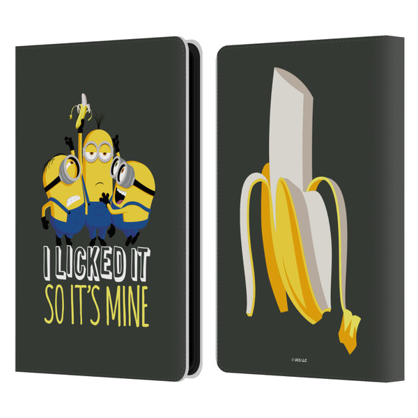 Minions Rise of Gru(2021) Humor Banana Leather Book Wallet Case Cover For Amazon Kindle Paperwhite 5 (2021)