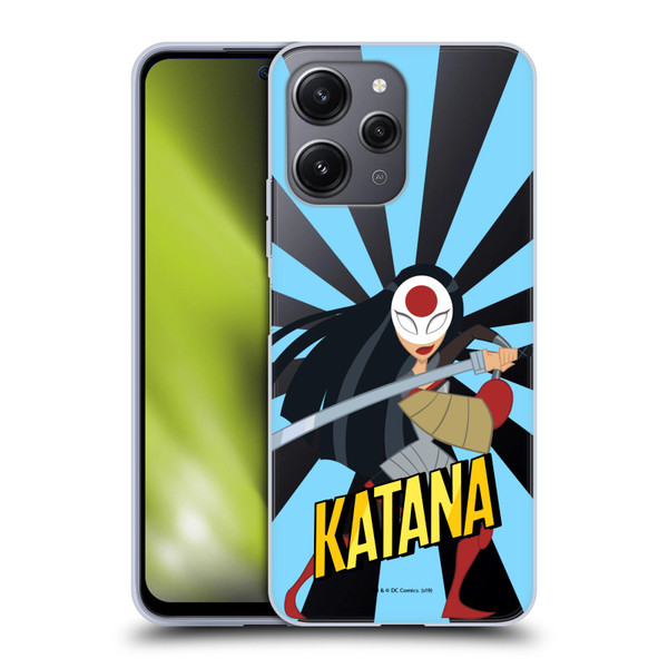 DC Super Hero Girls Characters Katana Soft Gel Case for Xiaomi Redmi 12