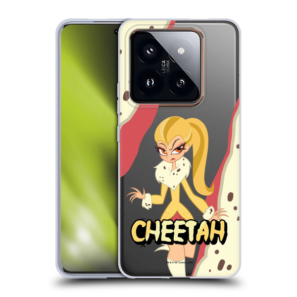 DC Super Hero Girls Characters Cheetah Soft Gel Case for Xiaomi 14 Pro