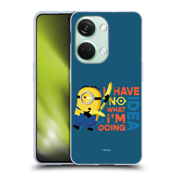 Minions Rise of Gru(2021) Humor No Idea Soft Gel Case for OnePlus Nord 3 5G