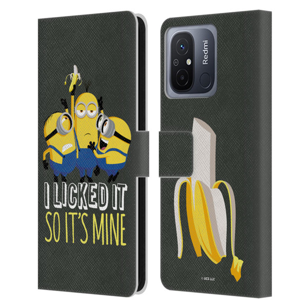 Minions Rise of Gru(2021) Humor Banana Leather Book Wallet Case Cover For Xiaomi Redmi 12C