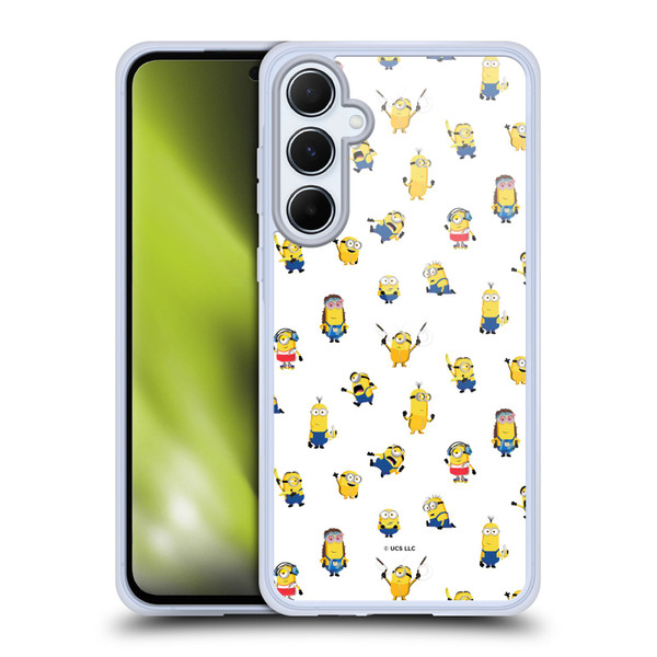 Minions Rise of Gru(2021) Humor Costume Pattern Soft Gel Case for Samsung Galaxy A55 5G