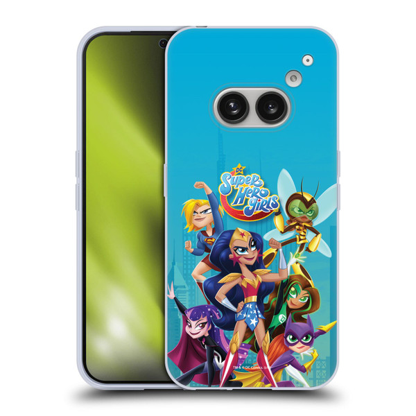 DC Super Hero Girls Rendered Characters Group Soft Gel Case for Nothing Phone (2a)