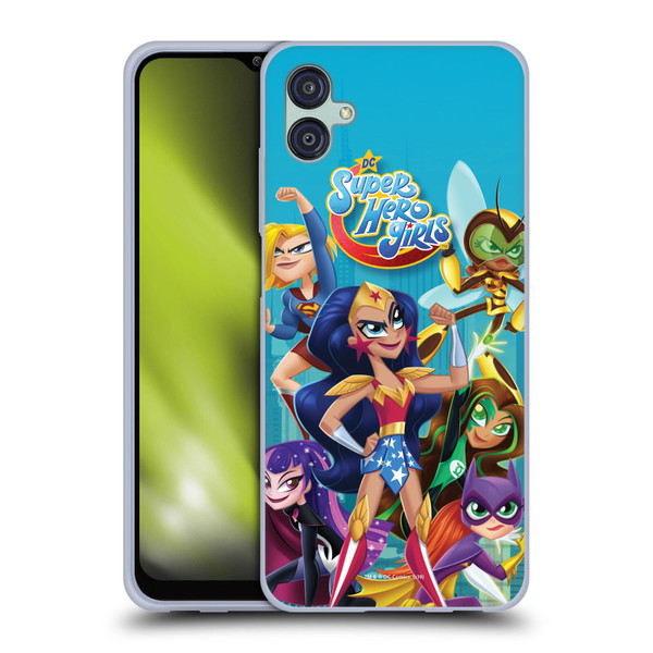 DC Super Hero Girls Rendered Characters Group Soft Gel Case for Samsung Galaxy M04 5G / A04e