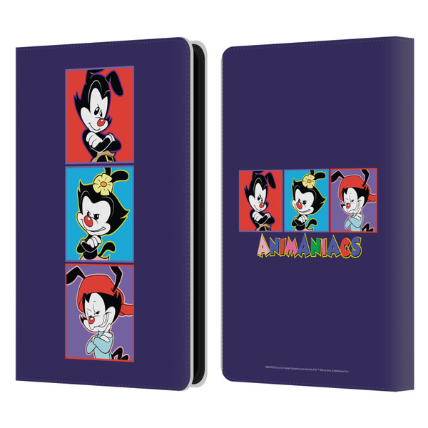 Animaniacs Graphics Tiles Leather Book Wallet Case Cover For Amazon Kindle Paperwhite 5 (2021)