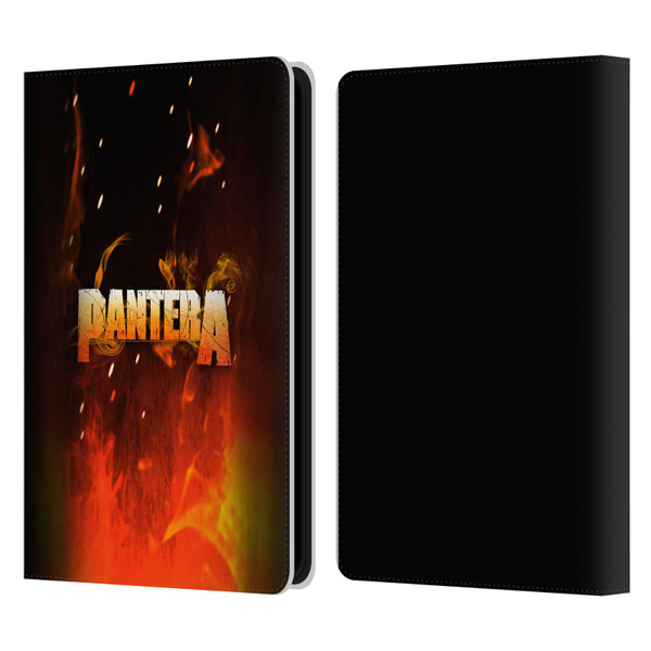 Pantera Art Fire Leather Book Wallet Case Cover For Amazon Kindle Paperwhite 5 (2021)