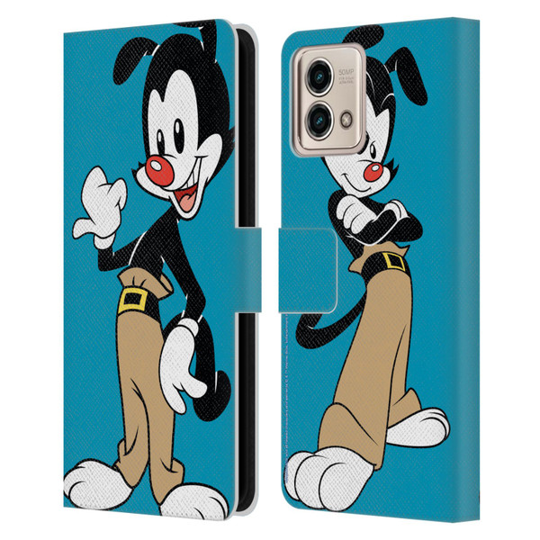 Animaniacs Graphics Yakko Leather Book Wallet Case Cover For Motorola Moto G Stylus 5G 2023