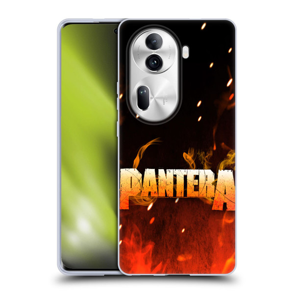 Pantera Art Fire Soft Gel Case for OPPO Reno11 Pro