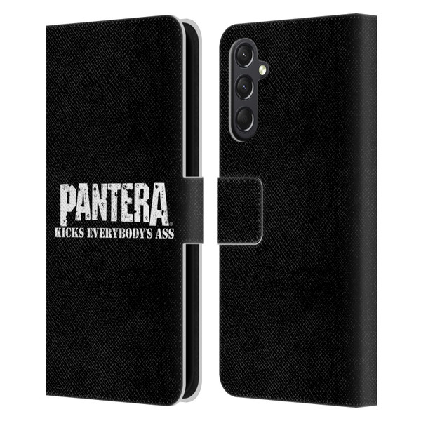 Pantera Art Kicks Leather Book Wallet Case Cover For Samsung Galaxy A24 4G / M34 5G