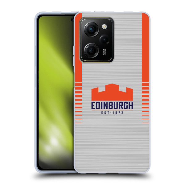 Edinburgh Rugby 2023/24 Crest Kit Away Soft Gel Case for Xiaomi Redmi Note 12 Pro 5G