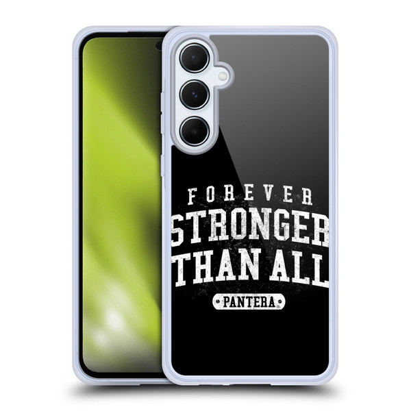 Pantera Art Stronger Than All Soft Gel Case for Samsung Galaxy A55 5G