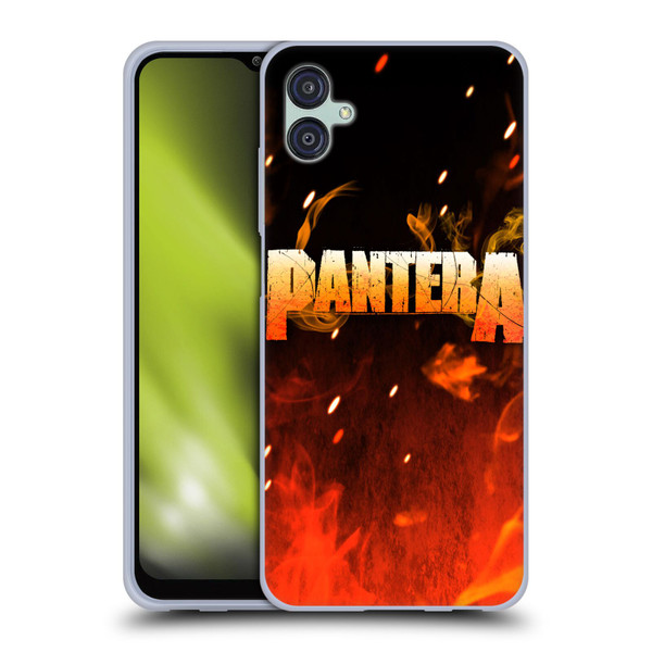 Pantera Art Fire Soft Gel Case for Samsung Galaxy M04 5G / A04e