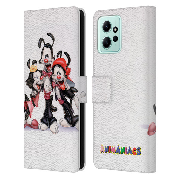 Animaniacs Graphics Formal Leather Book Wallet Case Cover For Xiaomi Redmi 12