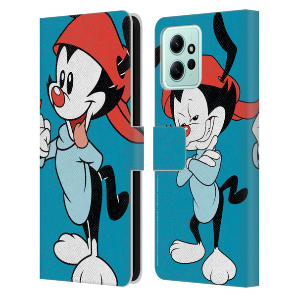 Animaniacs Graphics Wakko Leather Book Wallet Case Cover For Xiaomi Redmi 12