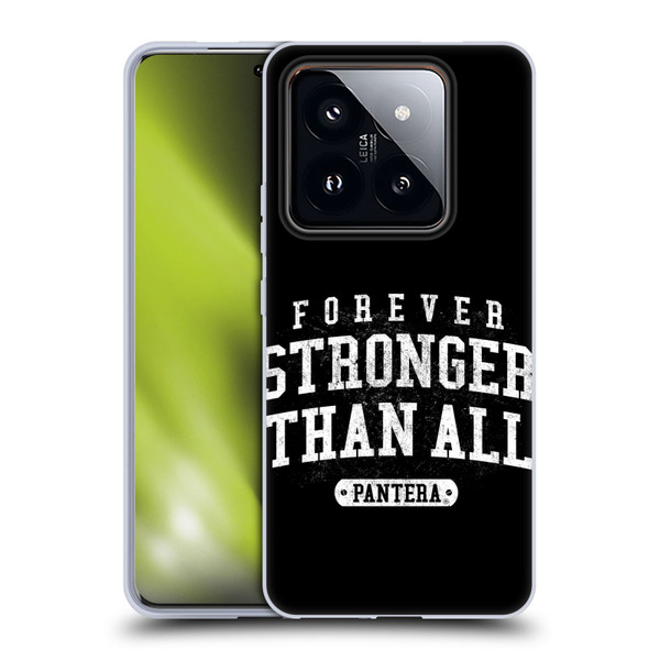 Pantera Art Stronger Than All Soft Gel Case for Xiaomi 14 Pro