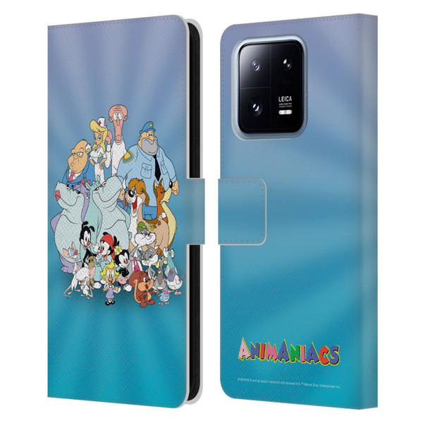 Animaniacs Graphics Group Leather Book Wallet Case Cover For Xiaomi 13 Pro 5G
