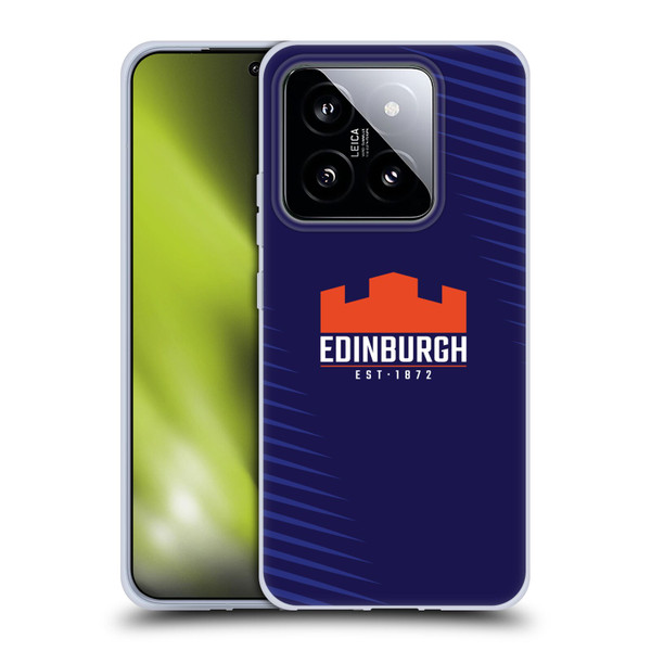 Edinburgh Rugby Graphic Art Blue Logo Soft Gel Case for Xiaomi 14