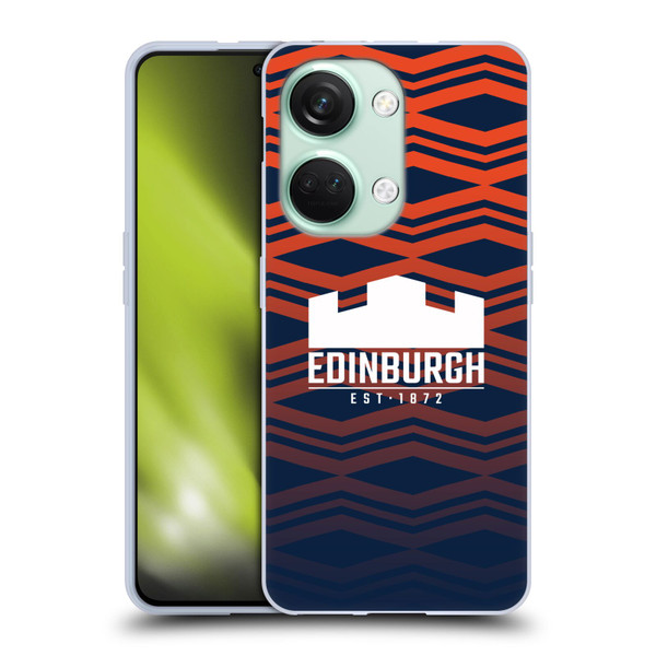 Edinburgh Rugby Graphics Pattern Gradient Soft Gel Case for OnePlus Nord 3 5G
