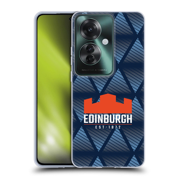 Edinburgh Rugby Graphics Pattern Soft Gel Case for OPPO Reno11 F 5G / F25 Pro 5G