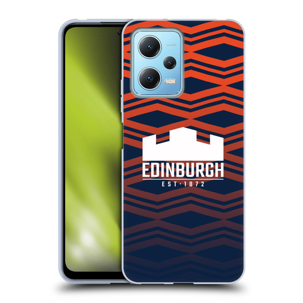 Edinburgh Rugby Graphics Pattern Gradient Soft Gel Case for Xiaomi Redmi Note 12 5G