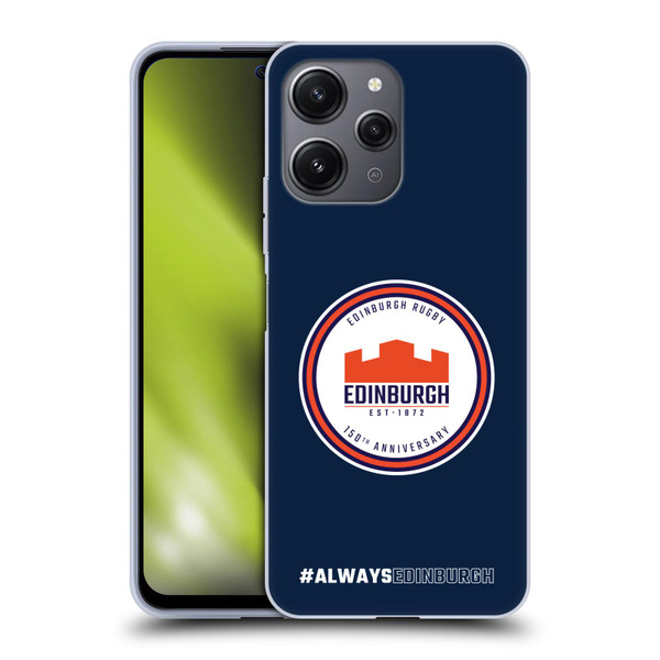 Edinburgh Rugby Graphics 150th Logo Soft Gel Case for Xiaomi Redmi 12