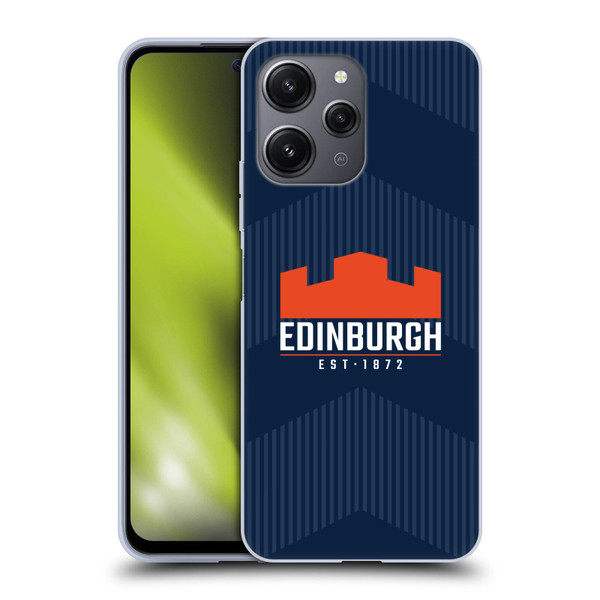 Edinburgh Rugby Graphics Lines Soft Gel Case for Xiaomi Redmi 12