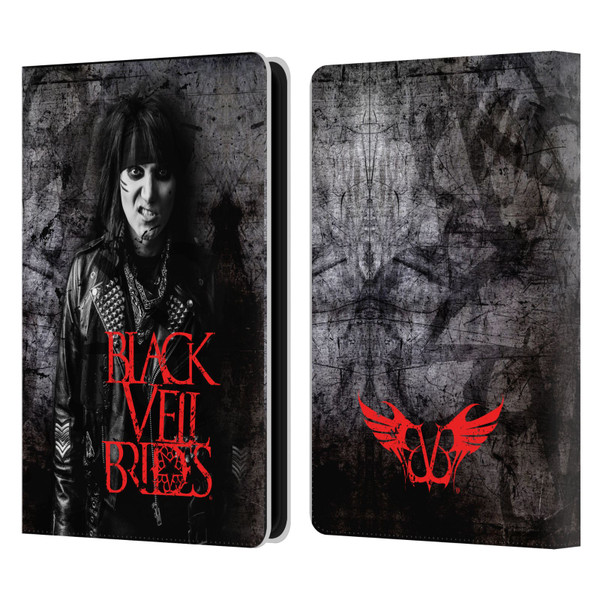 Black Veil Brides Band Members Ashley Leather Book Wallet Case Cover For Amazon Kindle Paperwhite 5 (2021)