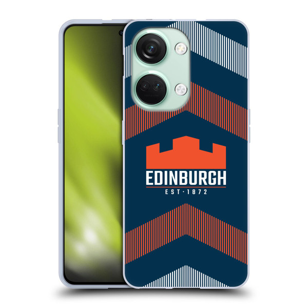Edinburgh Rugby Logo Art Lines Soft Gel Case for OnePlus Nord 3 5G
