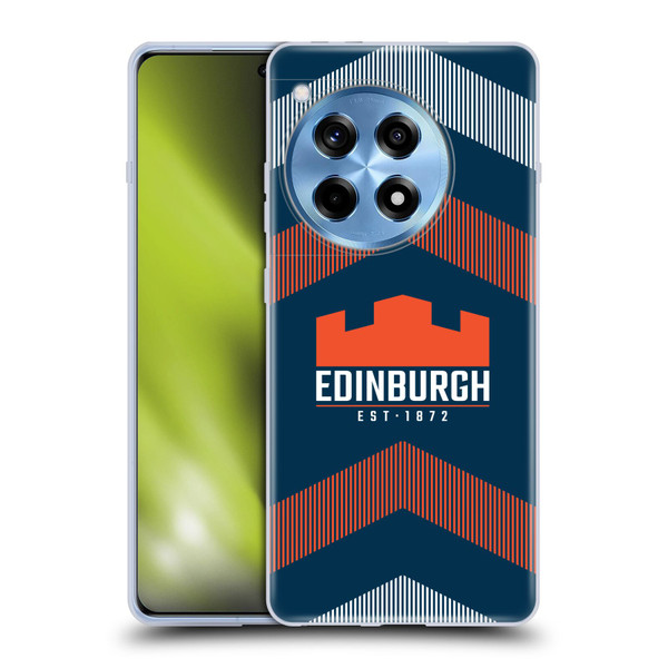 Edinburgh Rugby Logo Art Lines Soft Gel Case for OnePlus 12R