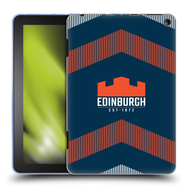 Edinburgh Rugby Logo Art Lines Soft Gel Case for Amazon Fire HD 8/Fire HD 8 Plus 2020