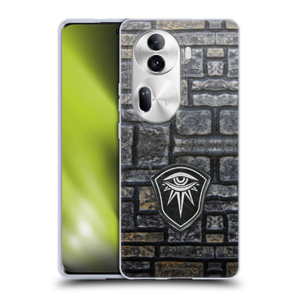 EA Bioware Dragon Age Inquisition Graphics Distressed Crest Soft Gel Case for OPPO Reno11 Pro