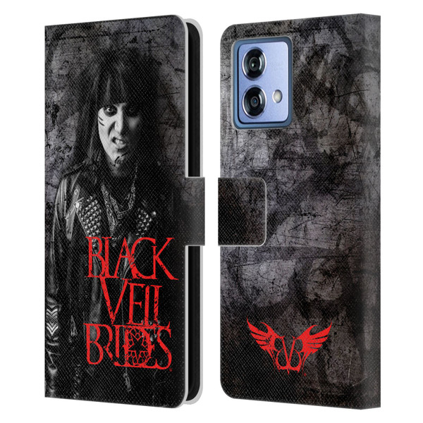 Black Veil Brides Band Members Ashley Leather Book Wallet Case Cover For Motorola Moto G84 5G