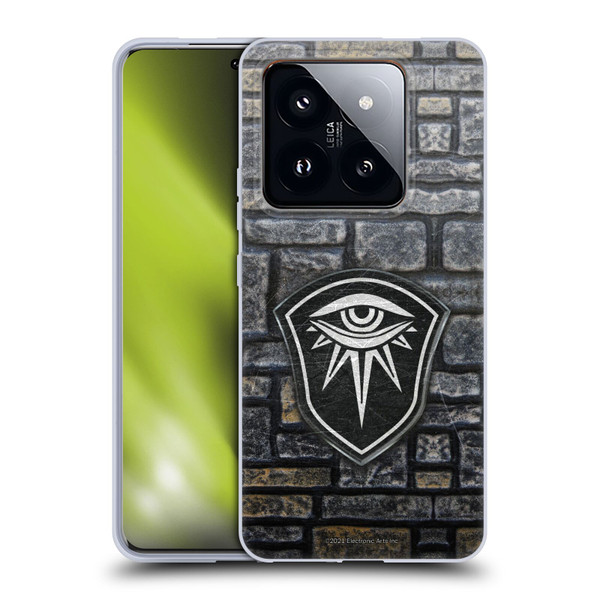 EA Bioware Dragon Age Inquisition Graphics Distressed Crest Soft Gel Case for Xiaomi 14 Pro